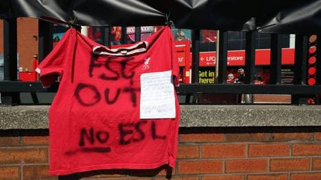 Fans protestierten massiv gegen die Super League