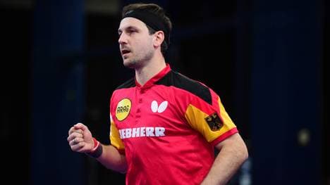 Timo Boll ist bei der Tischtennis-WM nur noch einen Sieg von einer Medaille entfernt