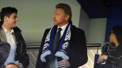 Boris Becker sah sich die Partie zwischen Chelsea und PSG an