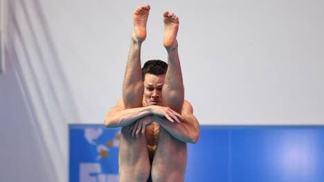 Patrick Hausding hat sich vom 3-Meter-Brett die Silbermedaille gesichert