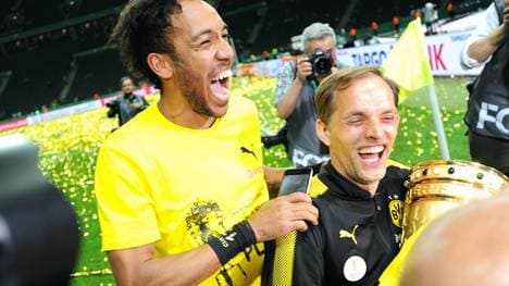 Thomas Tuchel und Pierre-Emerick Aubameyang waren schon gemeinsam für Dortmund erfolgreich