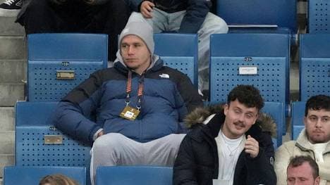 Szalai (mit Mütze) setzte sich bei der TSG nicht durch