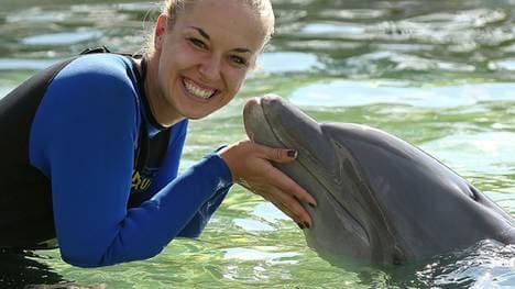 Sabine Lisicki hat einen neuen Freund aus dem Tierreich.