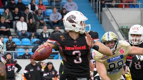 Jadrian Clark von den New Yorker Lions hatte am Wochenende allen Grund zu jubeln