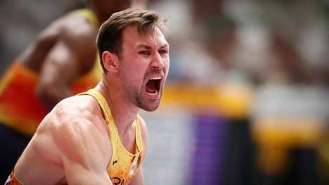 Niklas Kaul war mit dem Stabhochsprung nicht zufrieden