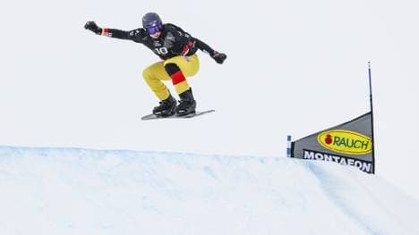 Leon Ulbricht beim Weltcup in Montafon