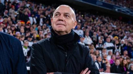 DFB-Präsident Bernd Neuendorf diskutierte Anfang November die WM-Vergaben