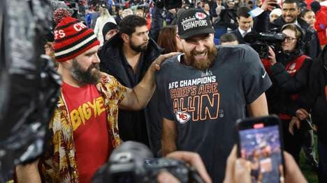 Jason (links) und Travis Kelce sind die wohl bekanntesten Brüder in der NFL