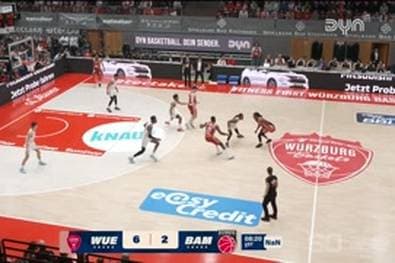 Spiel Highlights zu Fitness First Würzburg Baskets - BMA365 Bamberg Baskets