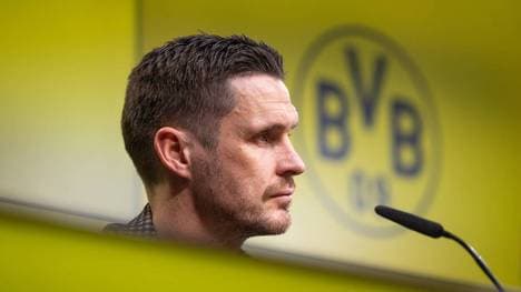 Sebastian Kehl bei der Vorstellung von Niko Kovac