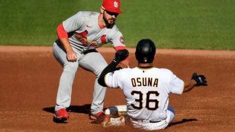 José Osuna in einem Spiel mit den Pittsburgh Pirates 