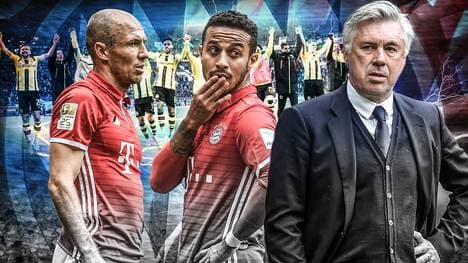 FC Bayern Arjen Robben Thiago Carlo Ancelotti