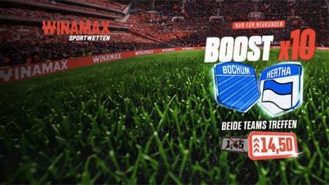Winamax Quotenboost: VfL Bochum vs Hertha BSC mit Quote 14,50 am 07.08.