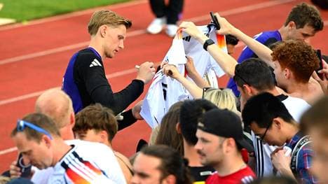 Jan Reichert im EM-Camp der deutschen Nationalmannschaft