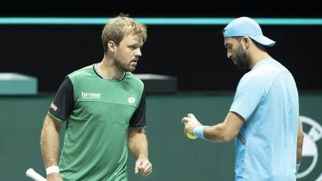 Kevin Krawietz (l.) mit seinem aktuellen Doppelpartner