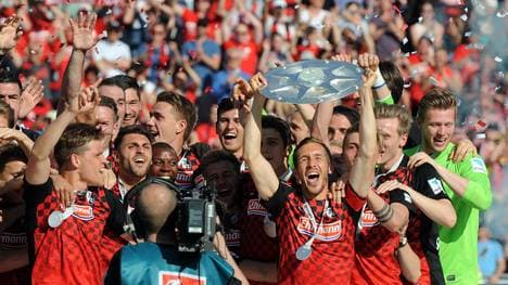 Der SC Freiburg jubelt