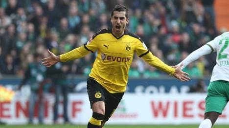 Henrikh Mkhitaryan traf bei Borussia Dortmunds Sieg bei Werder Bremen