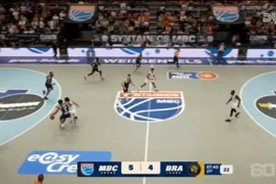 Spiel Highlights zu SYNTAINICS MBC - Basketball Löwen Braunschweig