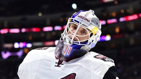 Niklas Treutle spielte bereits in der Preseason für die Arizona Coyotes