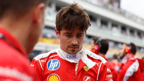 Charles Leclerc wirft sein Rennen durch einen Fehler auf der letzten Runde weg