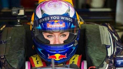 Lindsey Vonn testete einen Formel-Renault-Rennwagen