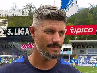 Stefan Kleineheismann, Trainer der TSG Hoffenheim II, spricht nach dem Drittliga-Auftakt gegen Hansa Rostock über die Gründe für die Niederlage sowie die jungen Talente Jakov Dedic und Yasin Zor, die beide einen Treffer erzielen konnten. 