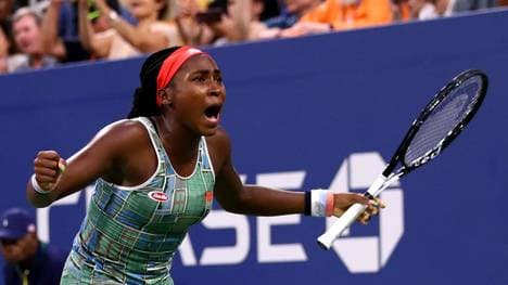 Cori Gauff kämpft sich bei den US Open in die nächste Runde
