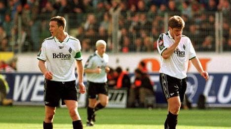 Patrik Andersson und Michael Klinkert - lange Gesichter bei Gladbach