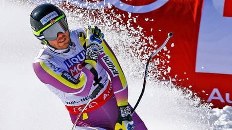 Kjetil Jansrud im Ziel der WM-Abfahrt