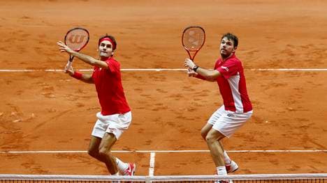 France v Switzerland - Davis Cup World Group Final: Day Two