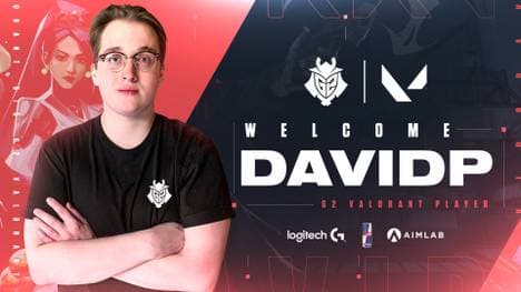 G2 Esports vervollständigt den eigenen Valorant-Roster und befördert Stand-In davidp zum festen Mitglied