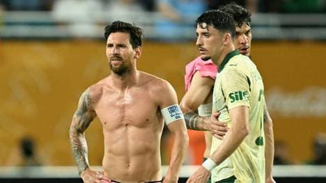 Lionel Messi (l.) verpasst mit Miami den Gruppensieg