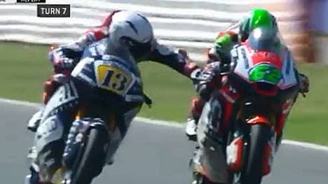Romano Fenati zog vergangene Saison die Vorderradbremse von Stefano Manzi