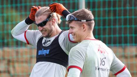 Robin Zentner (l.) wird aktuell von Finn Dahmen vertreten