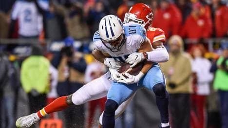 Eric Decker (v.) könnte künftig im Trikot der New England Patriots in der NFL auflaufen