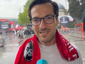 Der SC Freiburg steht vor dem größten Spiel der Vereinsgeschichte im Finale der UEFA Europa League. Trotz Regenwetter sieht Oberbürgermeister Martin Horn darin keinen Vorteil für die Engländer. 
