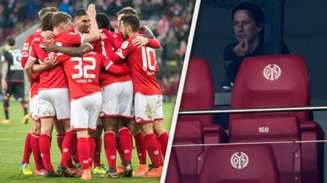 Roger Schmidt verbüßte in Mainz 05 Bayer Leverkusen