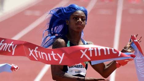 Sha'Carri Richardson droht eine Sperre für Olympia