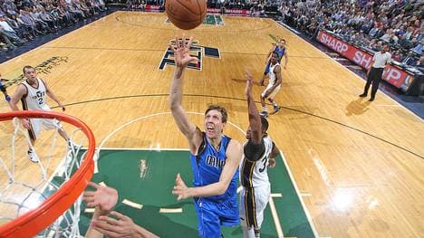 Dirk Nowitzki war zweitbester Werfer der Mavericks
