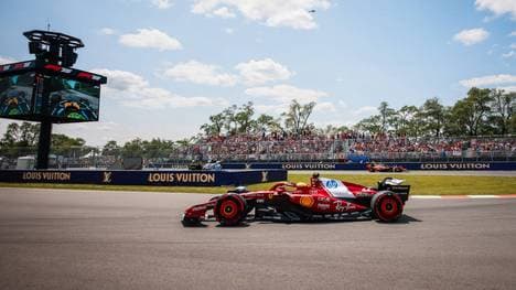 Charles Leclerc beim freien Training in Kanada