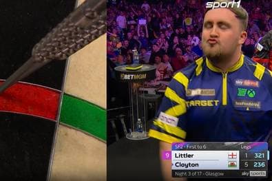 Und dann passiert Luke Littler auch noch das ...