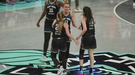 Treffsicher: Leonie Fiebich (M.)