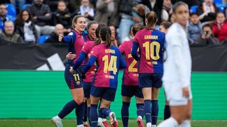 Die Frauen des FC Barcelona ließen Real Madrid keine Chance