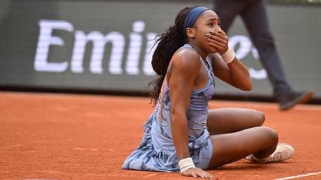 Coco Gauff ist am Ziel - und lässt ihren Emotionen freien Lauf