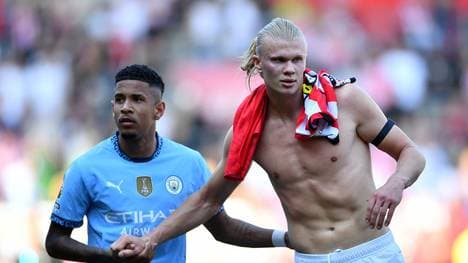 Erling Haaland (r.) stand wieder in der Startelf