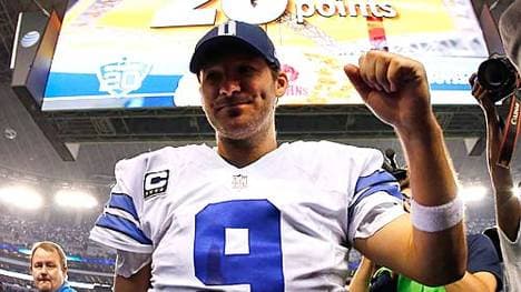 Tony Romo spielt seit 2003 für die Dallas Cowboys. Die Bilder der Wildcard Games ZUM DURCHKLICKEN