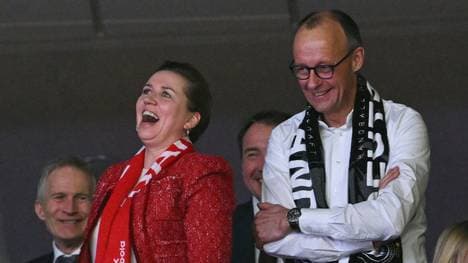 Merz (r.) und Dänemarks Premierministerin Frederiksen