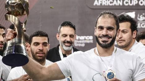 Karim Hendawy nach dem Gewinn des Afrika-Cup 2022