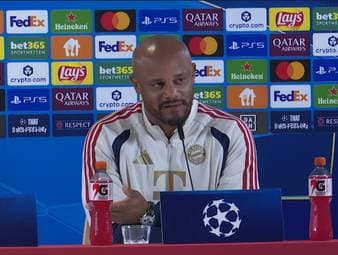 Auf der Pressekonferenz vor dem Spiel gegen PSG kontert Bayern-Trainer Vincent Kompany eine Kane-Kritik eines Reporters vehement. 