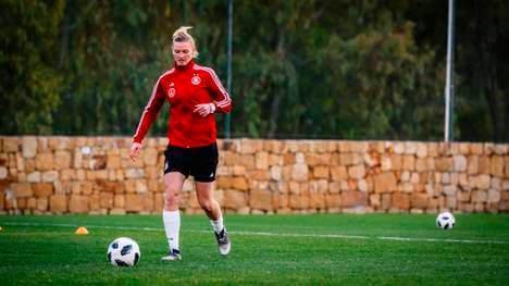 Alexandra Popp kann gegen Frankreich wahrscheinlich nicht auflaufen